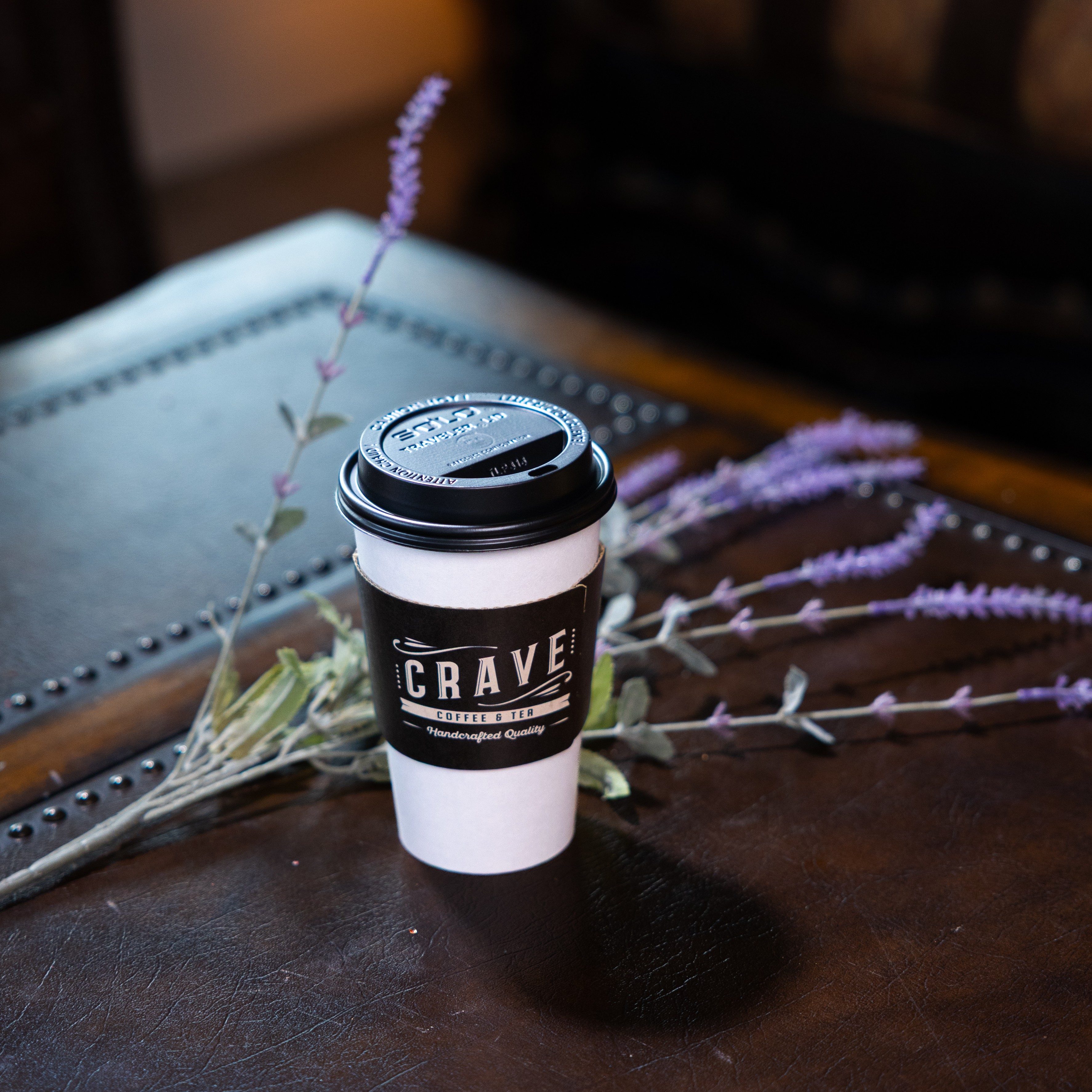 Hot Lavender Matcha Latte.